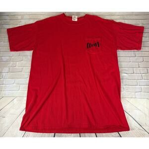 Comfort Colors Georgia Bulldogs Pocket Shirt Large Sweet Tea